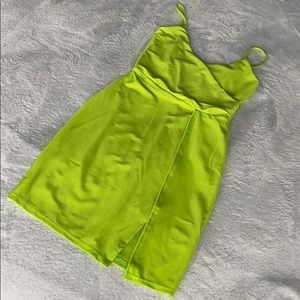 NWT Fashion Nova Neon Lime Dress